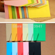 10 шт./лот, 115 мм* 80 мм, DIY, многофункциональный бумажный конверт, конфетный цвет, пригласительные открытки, Подарочная Обложка, кошелек, конверт с окошком