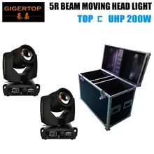 2IN1 случай дороги упаковка с 2 XLOT 5R 200 Вт лампы 200 Вт движущихся головного света, 5R луч 6-слой-оптический Стекло объектив Вентилятор охлаждения NMB 110 В-220 В