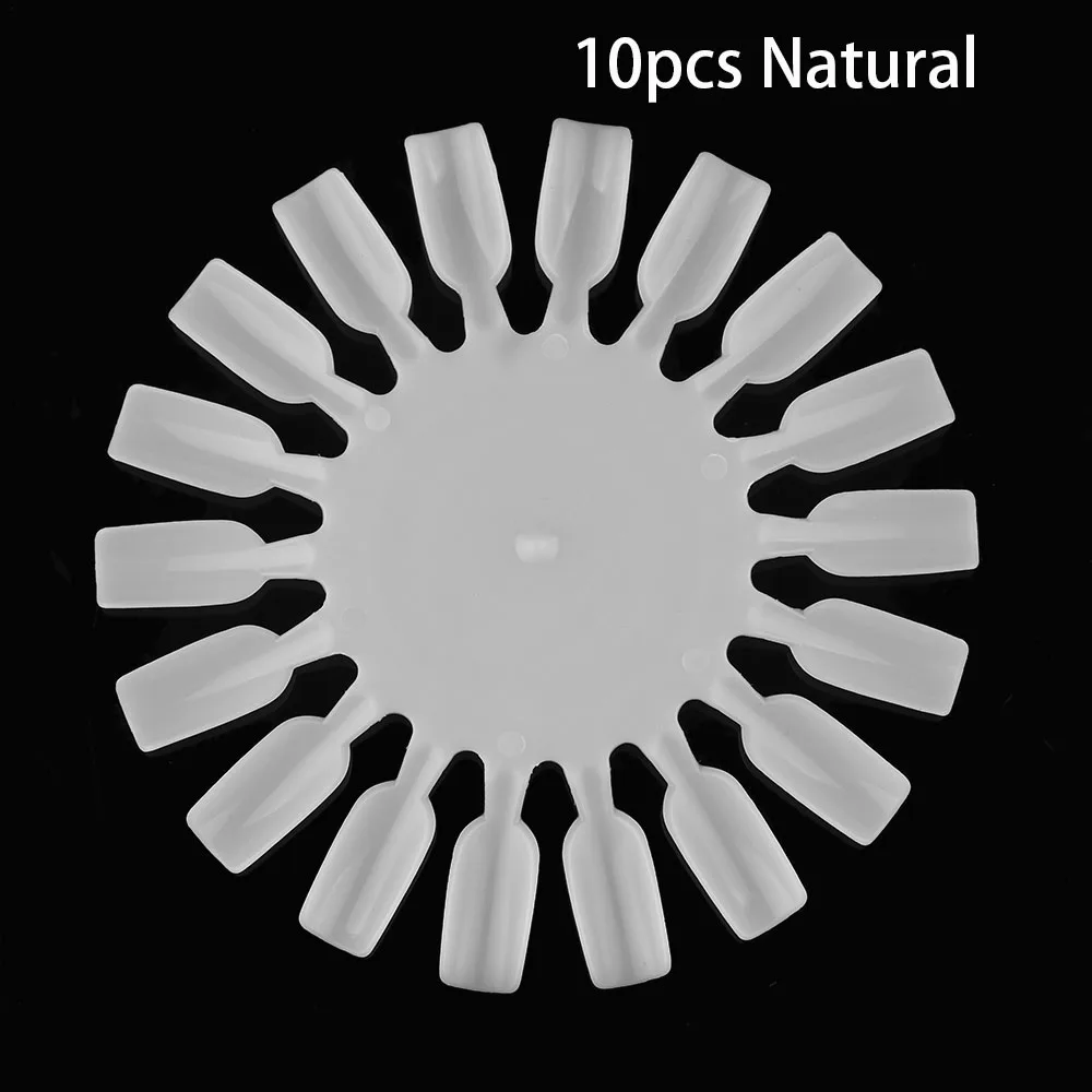 10 шт. модные популярные женские Пластиковые Типсы для дизайна ногтей Палитра
