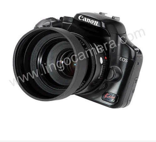 Высококачественная Складная Резиновая бленда для камеры Canon Nikon|rubber lens hood|lens hood for