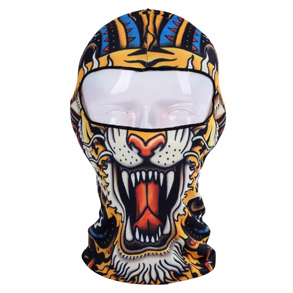 Высокое качество сноуборд мотоциклетные зимние теплые Шапки маска для лица Пираты 3D печатных треугольный платок маска неопрена маска для лица