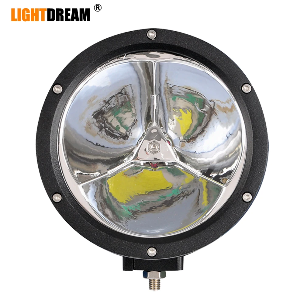 

Led Cannon Light 45W 6.7" inch Round Spotlight Work Lamp with Euro Beam for ATV SUV 4WD Off Road Truck x1pc