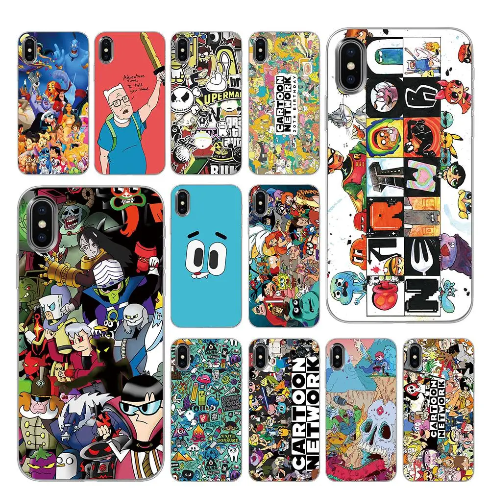 

Cartoon Network Phone Cases for Apple iPhone 5 5S SE 6 6s 7 8 Plus X XS Max XR Cover