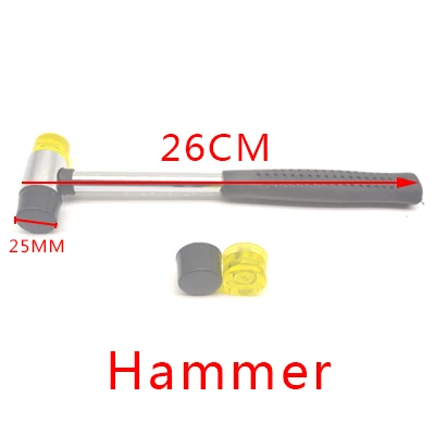 Металлические защелки, пресс-шпильки, кнопки, инструменты для установки, инструмент для рукоделия, ручной инструмент, набор инструментов ручной работы, аксессуары для рукоделия - Цвет: Hammer001 1pcs