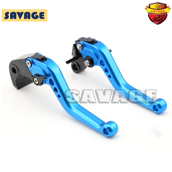 

For SUZUKI DL650 V-STROM GSX 600F/750F KATANA Motorcycle Accessories CNC Billet Aluminum Short Brake Clutch Levers Blue