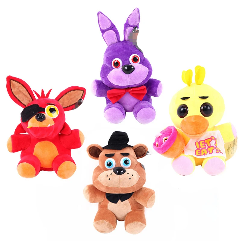 4 шт./лот 15 см 25 Five nights at Freddy's FNAF Freddy Fazbear Медведь Плюшевые Игрушечные лошадки