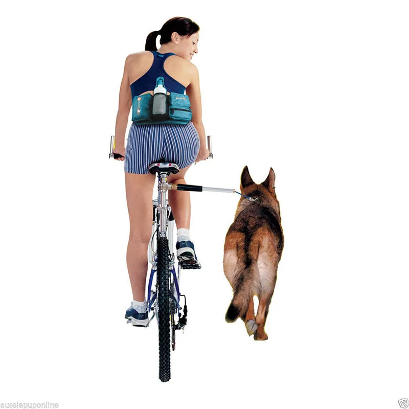 Nylon elastic Dog Bicycle Traction Belt Rope Dog Leash Bike Attachment Pet Walk Run Jogging Distance Keeper Hand Free Pets Leash7
