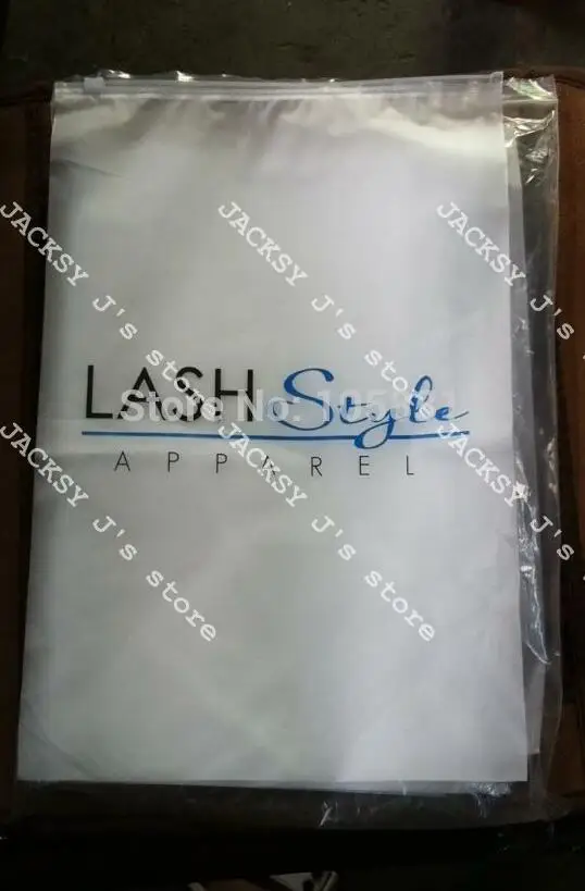 100 шт X 20 мкм на заказ логотип молния пластиковые Матовые сумки, молния замок самоклеющаяся сумка для покупок одежда Розничная упаковка