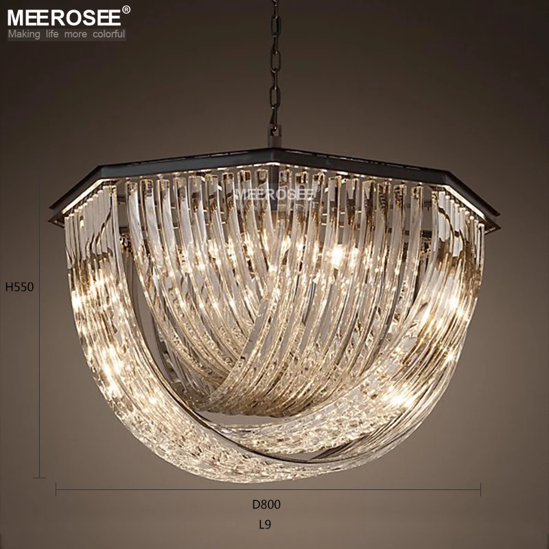 

Vintage Chandelier Lighting Fixture Crystal Hanging Lamp for Restaurant Foyer Bedroom lamparas de techo colgante moderna