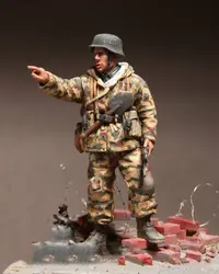 1/35-защитник Germany.1945 игрушка Смола модель миниатюрный комплект unassembly Неокрашенный