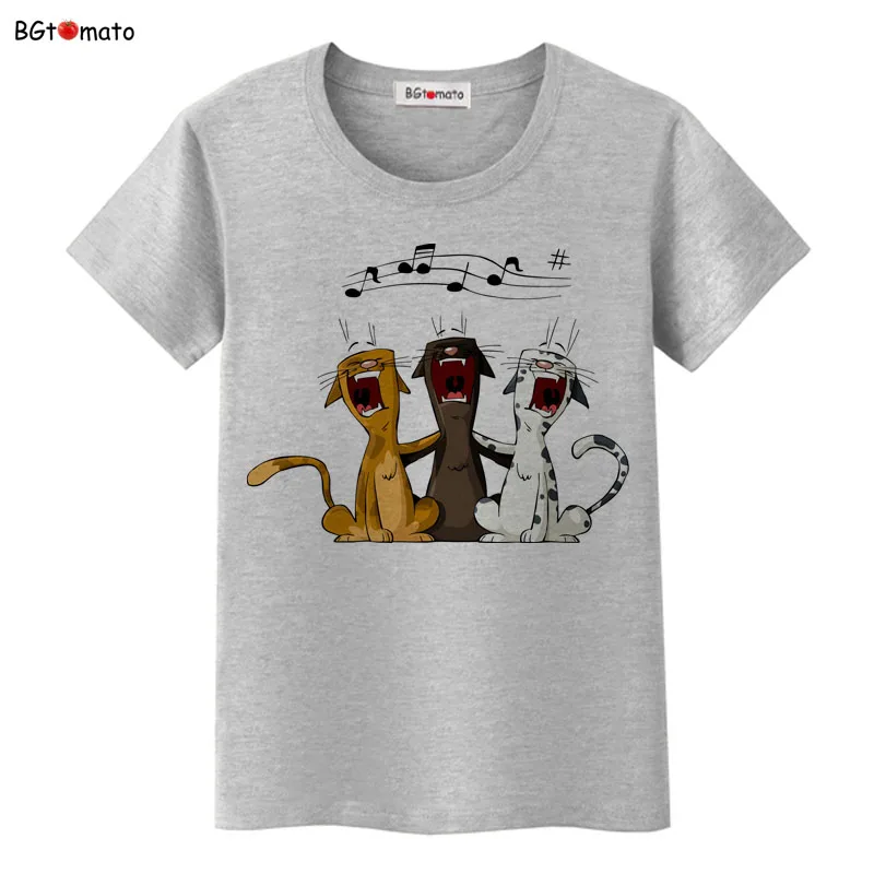 BGtomato Новинка! Супер милая футболка со щенком Женская любимая одежда милая собака 3D футболки хорошего качества брендовые футболки повседневные топы - Цвет: 2