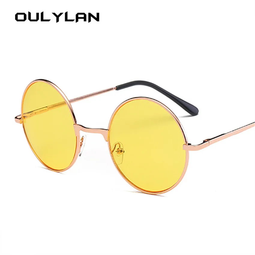 

Oulylan Vintage Steampunk Sunglasses Women Retro Prince Sun Glasses John Lennon Men Classic Brand Designer Eyeglasses Goggles