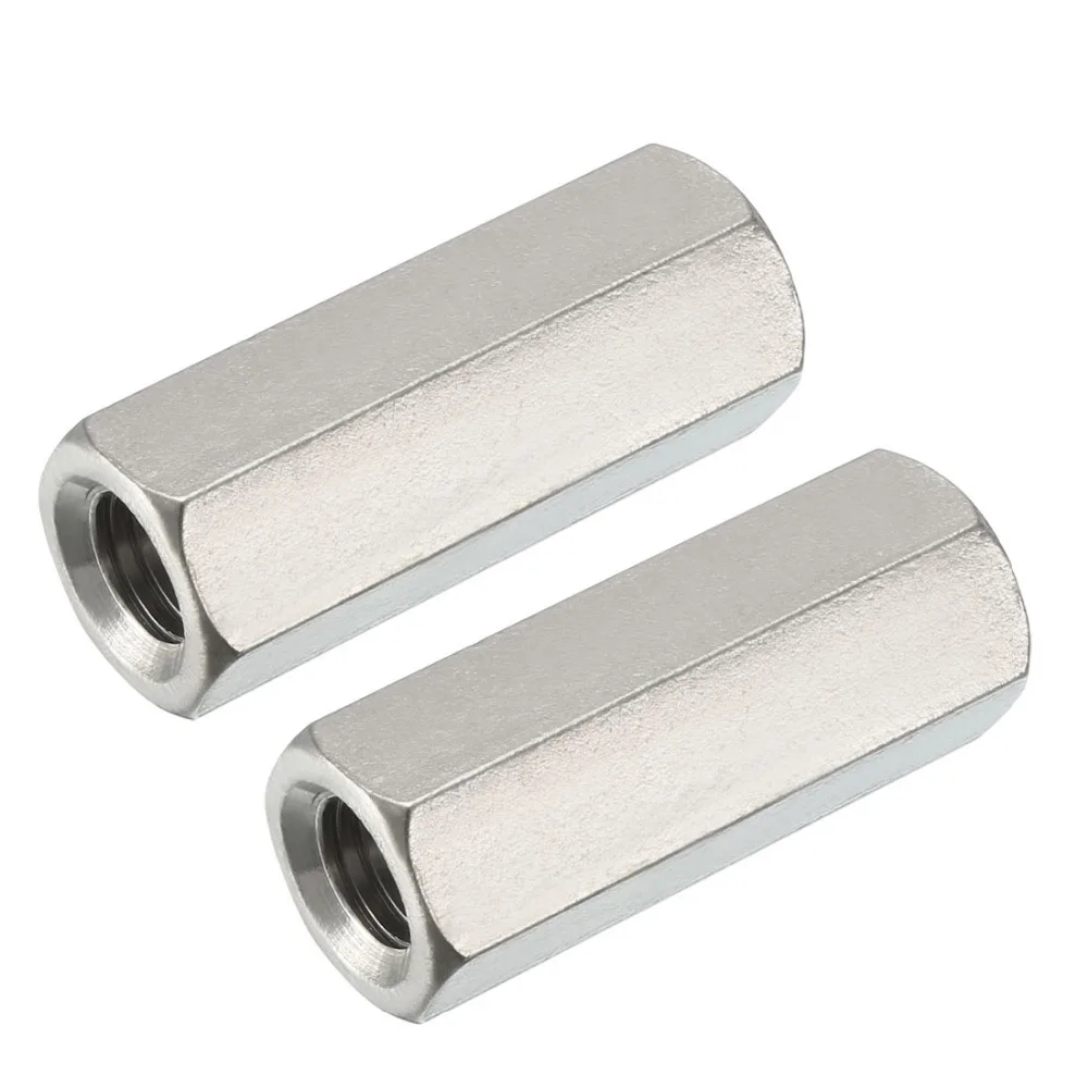 Uxcell M12 X 1.75 Pitch Nuts 30/40/50mm Length 304 Stainless Steel