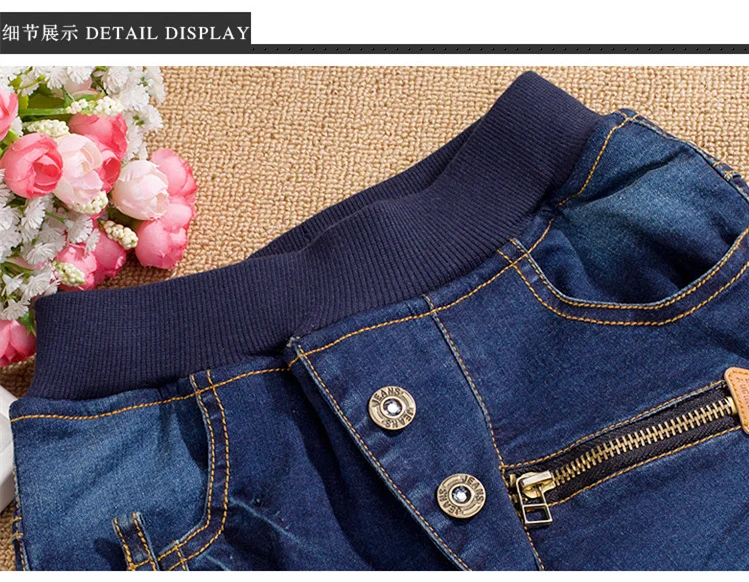 3-10 y child winter pants for boys jeans kid denim pants spring autumn boy clothes children elastic jeans warm trousers 10 years (1)