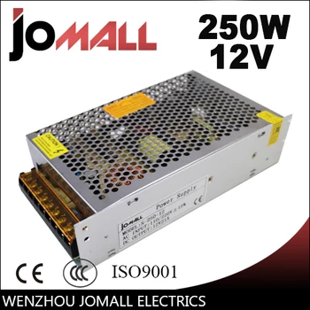 

Free Shipping 250W 12V 20A switching power supply Driver for LED Strip AC 100-240V Input to DC 12V switching power supply