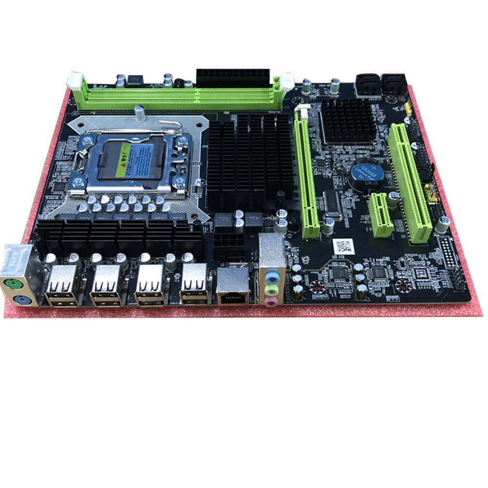 X58 برو DDR3 الذاكرة وحدة المعالجة المركزية واجهة LGA 1366 اللوحة أجزاء كمبيوتر مكتبي اكسسوارات Systemboard ل X5570 L5638 L5640