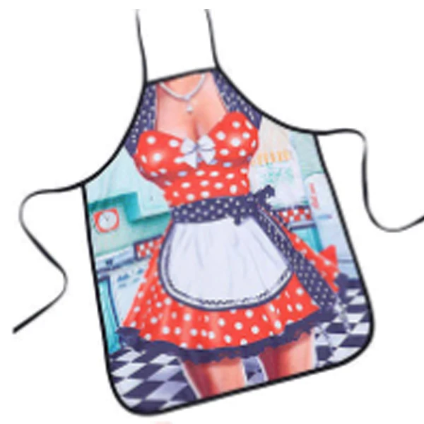 Funny Sexy Kitchen Apron Women Bibs Cool Funny Apron Cooking Baking Accessories Aprons for Woman Man Cooking Apron CWQ021