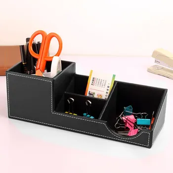 

Multi - functional pen holder creative fashion office desk stationery storage box small fresh lovely European simple storage box