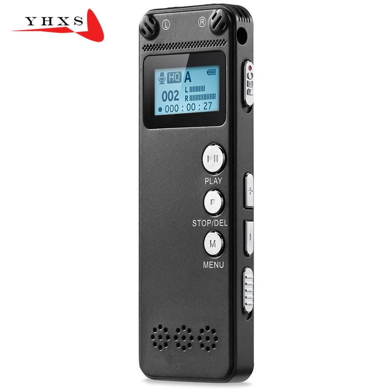 

Portable 8GB Mini Digital Audio Voice Recorder Dictaphone MP3 WAV Player Recording Pen Recorder Pen Rechargeable Model PK T60
