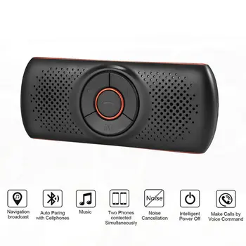 

N20C Portable wireless Bluetooth Speaker Car Sun visor clip speaker Stereo big power TF Music Subwoofer Column Speakers
