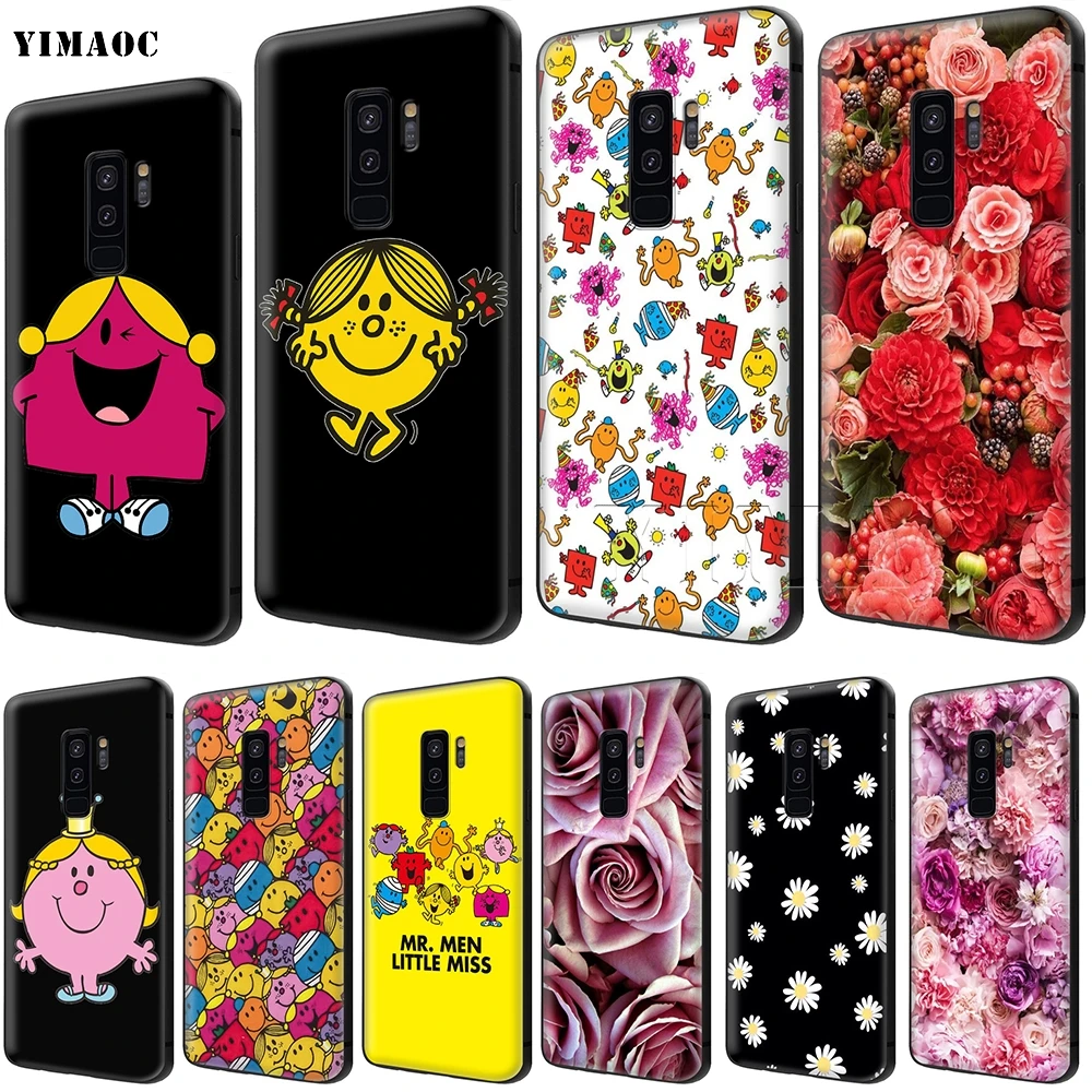 

YIMAOC Mr Men Little Miss Soft Silicone Case for Samsung Galaxy S6 S7 Edge S8 S9 Plus A3 A5 A6 Note 8 9