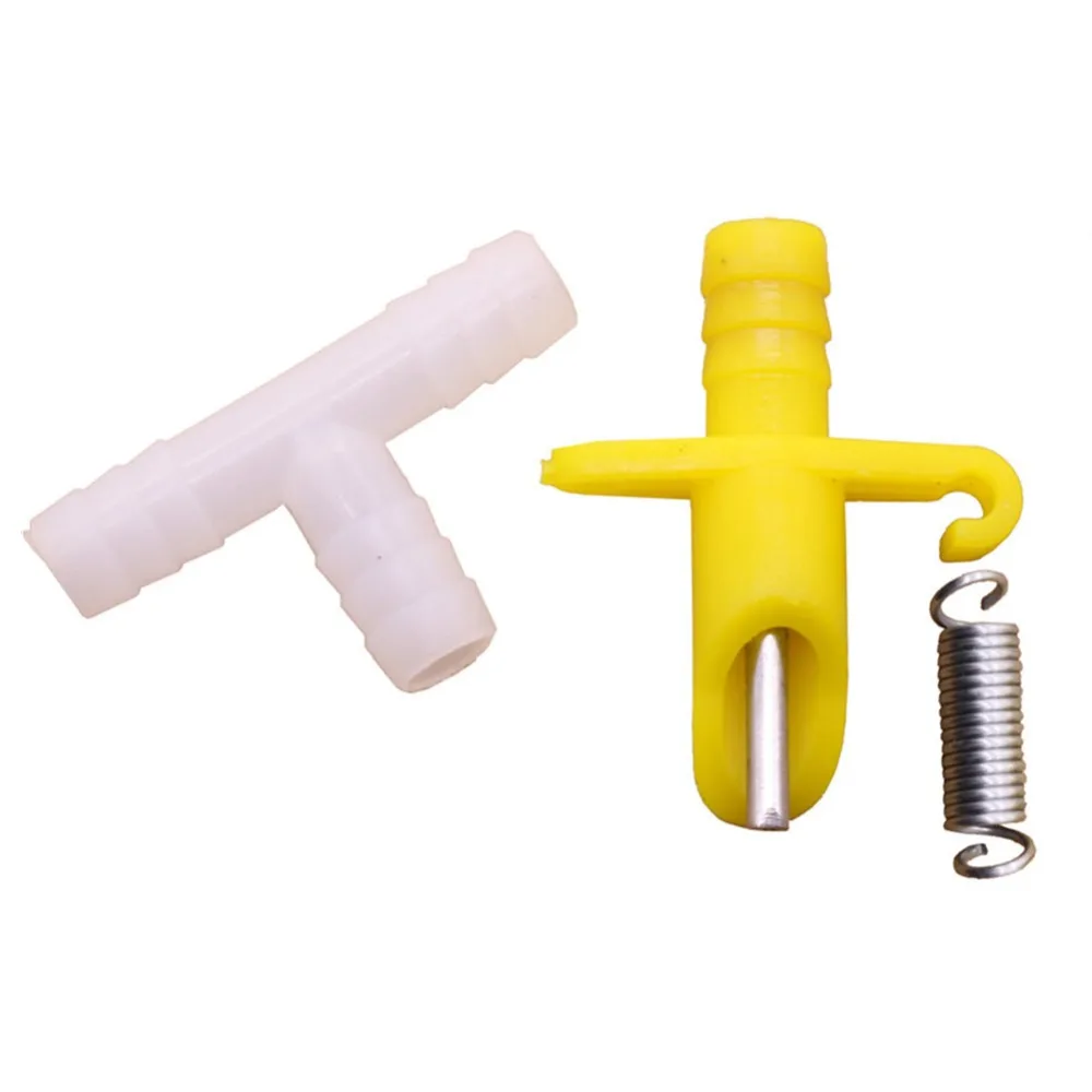 

50 pcs Plastic Rabbit Using Nipple Drinker Tee Tube Animal Automatic Drinking Fountain Exquisite Workmanship Quality Assurance