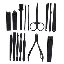 Маникюр 16 шт./компл. комплект ножниц для маникюра из нержавеющей стали ножницы набор инструментов для ухода набор для акриловых ногтей