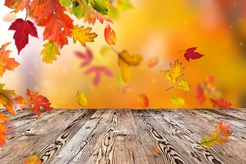 

LIFE MAGIC BOX Fall Wedding Photocall Fallen Leaves Photocall Communion Board for Creasing Photo Background