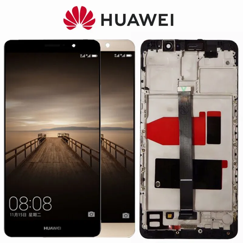 5,9 ''1920x1080 ips ЖК-дисплей для HUAWEI mate 9 дисплей сенсорный экран для HUAWEI mate 9 ЖК-дисплей дигитайзер с рамкой