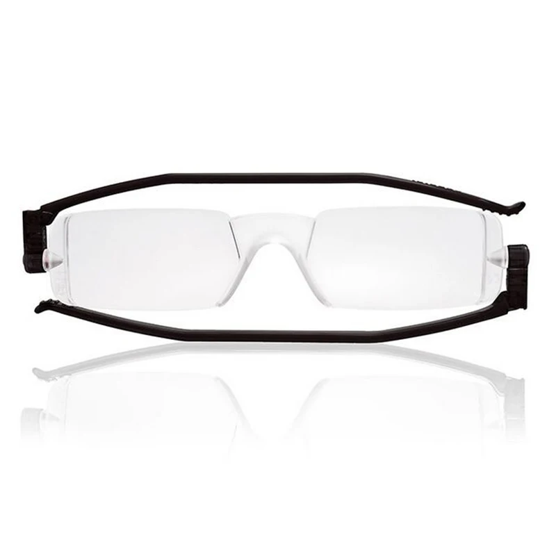 Фирменный дизайн 360 Вращающийся складной портативный очки для чтения для мужчин и женщин компактные тонкие гибкие, для чтения с коробкой Leesbril L3