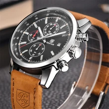 Watch Men Clock saat BENYAR Brand Sport Men Watch Top Brand Luxury Male Leather Waterproof Chronograph Quartz Military Wrist+BOX Watch Men Clock saat BENYAR Brand Sport Men Watch Top Brand Luxury Male Leather Waterproof Chronograph Quartz Military Wrist+BOX