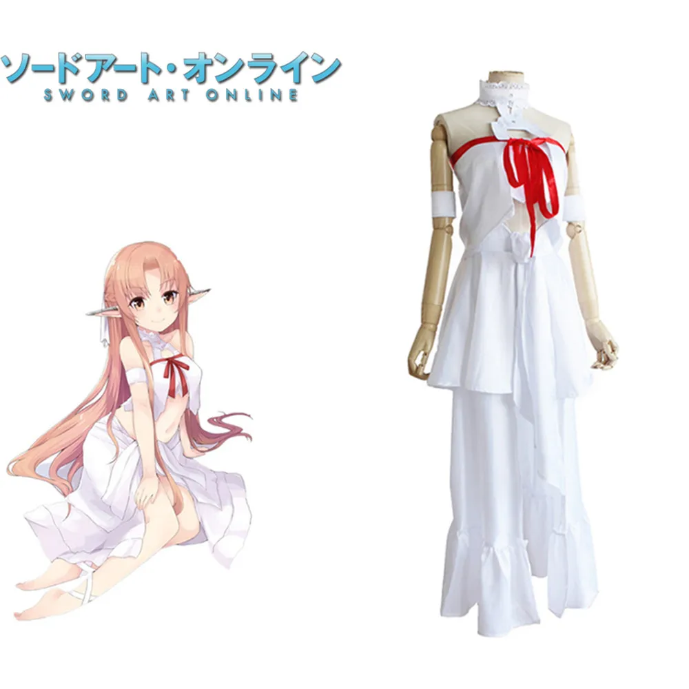 Yuuki костюм Asuna для косплея (костюмированных игр) SAO Sword Art Online популярное японское