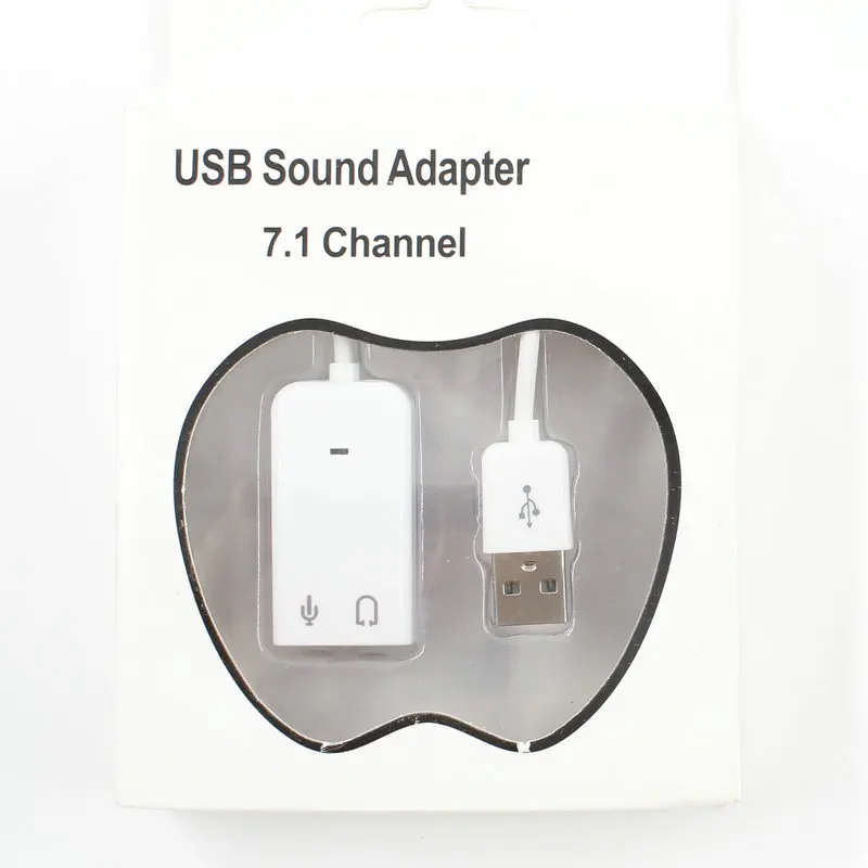 

USB Sound Adapter 7.1 Channel USB Type-A Srereo outputjack Mono Microphone-input jack for bm800 bm700