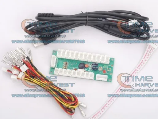 MAME Jamma PC 격투 게임용 아케이드 USB 인코더 조이스틱, 지지대..