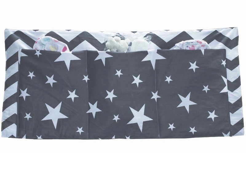 Хлопок Детская кровать висячая сумка для хранения новорожденных кроватки Органайзер игрушки пеленки карман для кроватки постельных принадлежностей аксессуары кровать окружена
