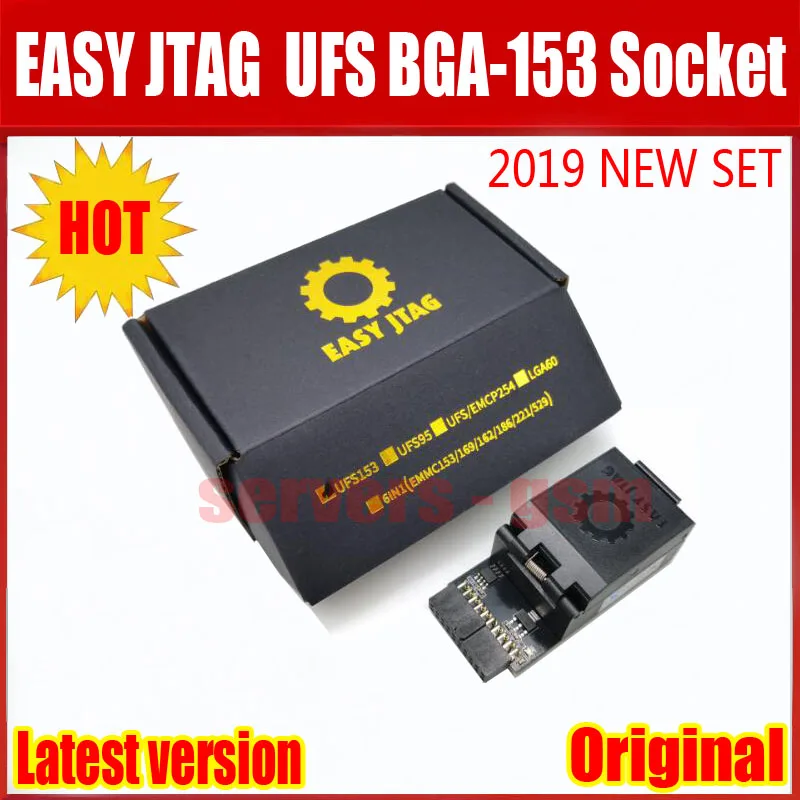 2019 новый оригинальный Easy-Jtag Plus UFS BGA-153 адаптер для Easy-jtag plus box