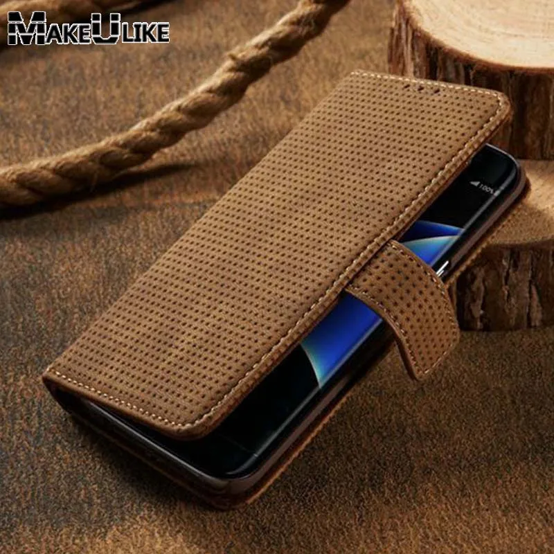 

Stoma Flip Cover For Samsung Galaxy S7 G9300 /S7 Edge G9350 Wallet Case PU Leather Phone Bag Case For Samsung S7/ S7Edge Pouch
