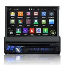 1 Din Android Car DVD Player with GPS Navigation 3G WIFI Radio Bluetooth TV AUX MP3 MP4 iPod USB SD Touch Screen Auto Stereo
