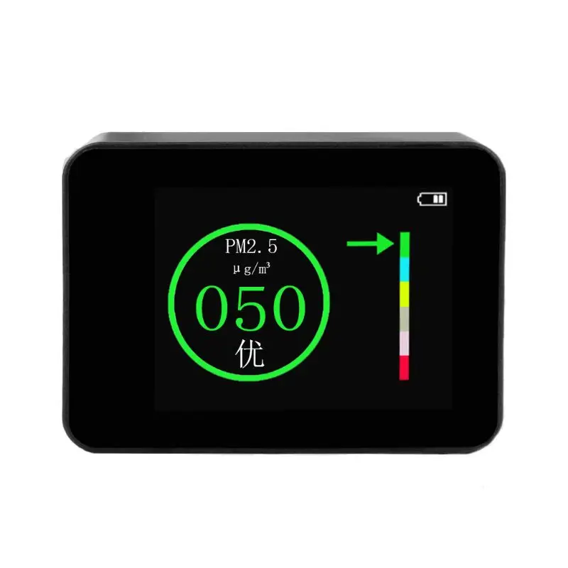 Air Quality Tester Laser PM2.5 Detector Monitor Electrical LCD Screen Laser Sensor Gas Analyzer