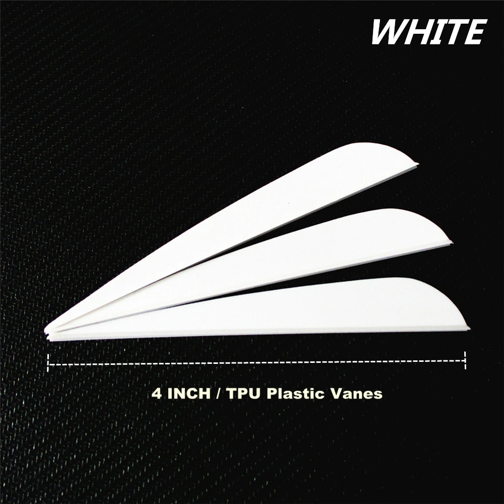 4inch arrows Vanes white