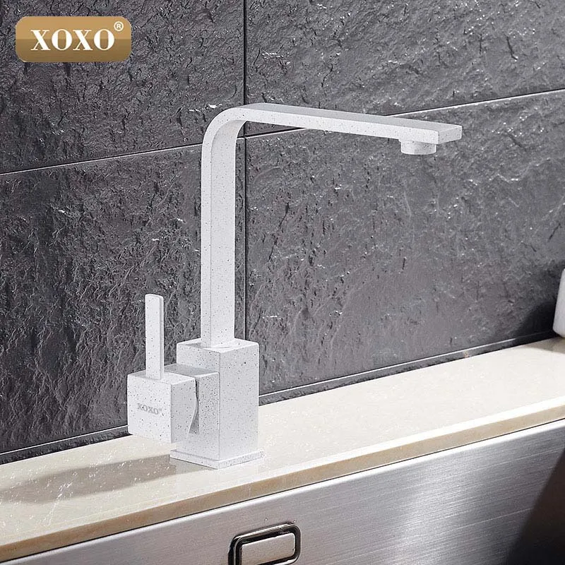 XOXO кухонный кран для холодной и горячей воды с одной ручкой кухонные краны черный