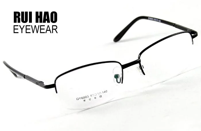 Модные брендовые мужские очки без оправы очки Рамка очки Оптические очки близорукость очки для чтения оправа oculos de grau