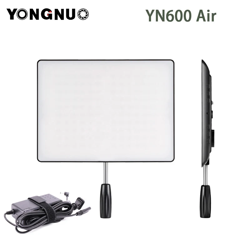 Светодиодная видеокамера YONGNUO YN600 с адаптером питания студийное Освещение 3200 K 5500