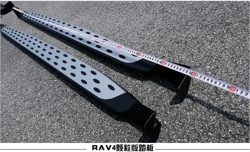 Для Toyota RAV4 2013 ходовые панели боковые шаг бар педали высокого качества абсолютно дизайн зерна Nerf баров