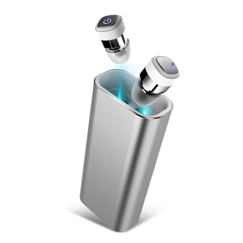 

Mini Bluetooth Headset Wireless Earbuds Stereo 2400mAh Mobile Power Sports IPX7 Waterproof with Microphone for Mobile Phone