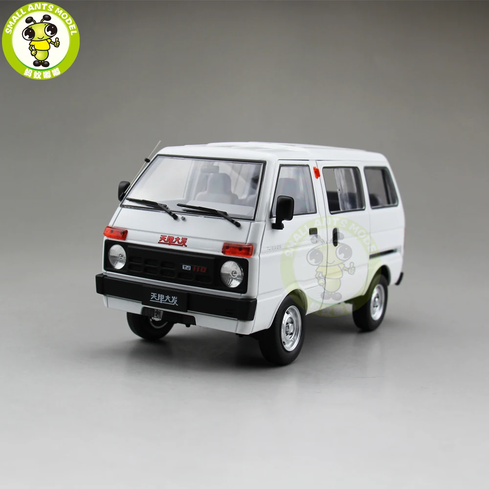 1/18 DAIHATSU Китай Тяньцзинь хуали TJ110 литой автомобиль фургон Модель Игрушка Подарочная Коллекция белый