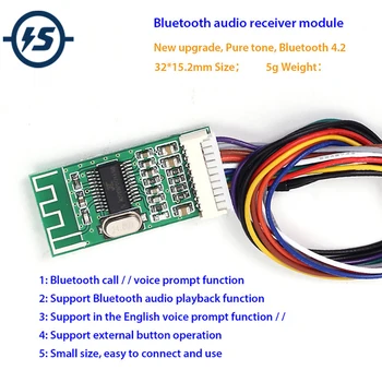 

KCX_BT002 Bluetooth Audio Receiver Board Module Lossless 4.2 Wireless Audio IC Board MP3 Decode MP3 Module