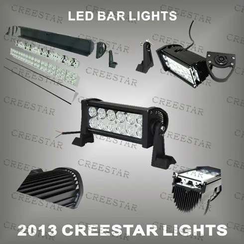 

13" 72W Promotion car driving light bar high output LEDs driving lamps spotlight bars KR9021-72
