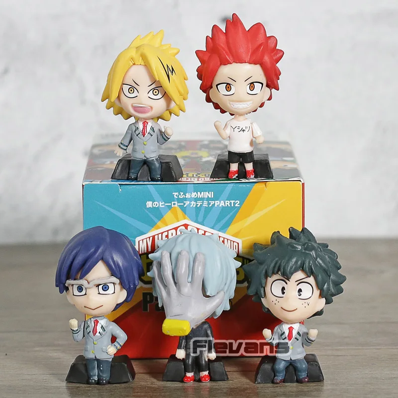 

My Hero Academia Midoriya Izuku Kaminari Denki Kirishima Eijiro Shigaraki Tomura Mini PVC Collectible Figures Toys Set