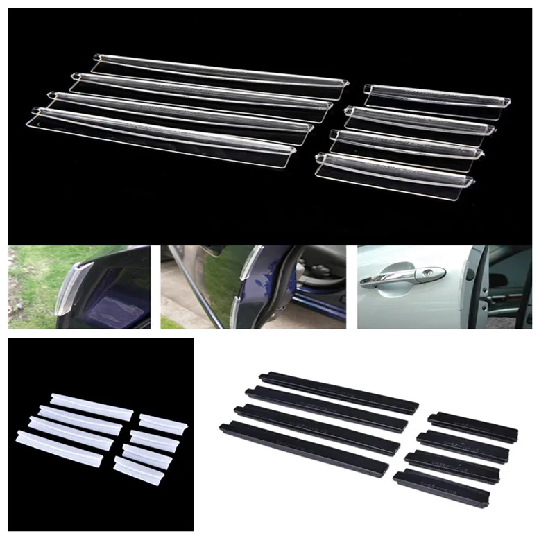 

8Pcs/set Universal Car Door Edge Guards Trim Molding Protection Strip Scratch Protector Car Crash Barriers Collision